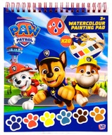 PSI PATROL Kolorowanka Wodna Malowanie Wodą 20 Arkuszy + Pędzelek
