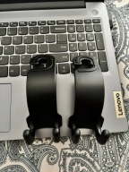 WIESZAK podwójny HAK HACZYK UCHWYT NA ZAGŁÓWEK FOTELA DO SAMOCHODU CZARNY