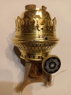 Stary mosiężny brenner do lampy naftowej H. SCHNEIDER 25