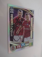 Karta panini autograf Wisła Kraków sezon 16/17 Duet Nie Do Powstrzymania
