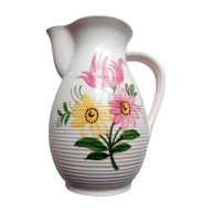 Ręcznie malowany dzbanek art deco, Hertwig - Katzhutte, okres 1941 - 57.