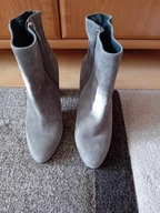 botki damskie, rozmiar 37, kolor szary