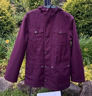 Ww Kurtka turystyczna Joules szary fiolet przeciwdeszczowa z membraną