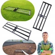 RĘCZNY NIWELATOR TERENU 90X30 DO TRAWNIKA RÓWNIARKA DO ZIEMI PIASKOWANIE