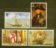 GIBRALTAR ** Bitwa morska pod Trafalgarem Mi 1117-20