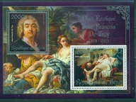 MALARSTWO-J.F.DE TROY. REP. BENIN. Mi. Bl. 1 zn. w sr.A**2013r