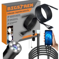 Endoskop Kamera Diagnostyczna Patyk do Telefonu Android Aplikacja LED USB