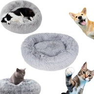 LEGOWISKO DLA PSA KOTA PODUSZKA SZARY 60 CM X 60 CM PURLOV