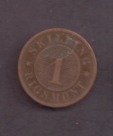 Dania - 1 Skilling 1856 rok