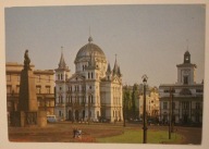 ŁÓDŹ. Plac Wolności z pomnikiem Tadeusza Kościuszki CZYSTA