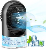 MINI PRZENOŚNY KLIMATYZER WENTYLATOR WODNY CHŁODZĄCY MGIEŁKA