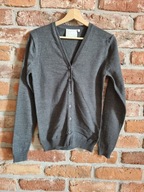 szary sweterek na guziki * TED BERNARDETZ