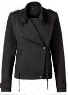 RAINBOW - czarna kurtka / ramoneska damska M 38