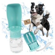 BIDON DLA PSA SKŁADANY NA WODE Z MISKĄ POIDŁO BUTELKA TURYSTYCZNA 2W1