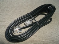 KABEL PRZEWÓD TELEFONICZNY RJ 45 - 4 metry - czarny
