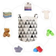 KOSZ NA ZABAWKI KLOCKI UBRANIA PRANIE DUŻY ZAMYKANY POJEMNIK ORGANIZER