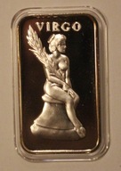 USA - VIRGO - PANNA - ZODIAK - THE AMERICAN ROYAL MINT - SREBRO 999