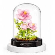 KLOCKI KONSTRUKCYJNE MINI HIBISKUS OCHRONNA TUBA OZDOBA DOMU 543-klocków