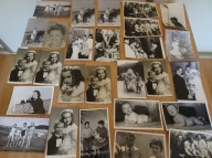 Stare fotografie, stare zdjęcia rodzinne, stare foto 39 sztuk, foto Prl