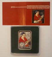 IWAN CHRUCKI 20 RUBLI 2010 BIAŁORUŚ - SERIA "MALARZE ŚWIATA" + CERTYFIKAT