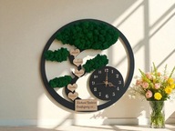 Zegar z chrobotkiem, prezent dla rodziców