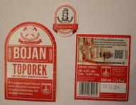 ETYKIETA - Browar Bojanowo - BOJAN TOPOREK - Browary Jakubiak