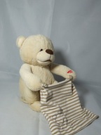 Miś maskotka mówiąca i poruszająca się