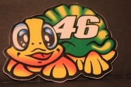 NAKLEJKA - 46 - ŻÓŁW - NA ROWER - MOTOR - AUTO