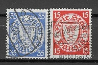 WMG 1925-1935 Fi208-209 O kaowane. Wydanie obiegowe Herb Gdańska w owalu