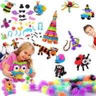 RZEPY CZEPY KLOCKI KREATYWNE KULKI KOLOROWE 800 XXL JAKOŚĆ PREZENT URODZINY