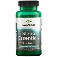 Swanson Sleep Essentials 60 kaps. Melatonina Sen Zasypianie