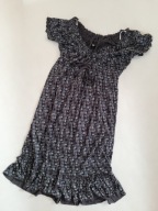 SUKIENKA wiosenna WISKOZA kwiaty boho folk XS