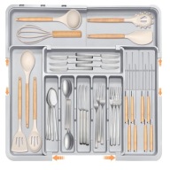 Organizer do szuflady regulowany DUŻY wkład na sztućce kuchnia PREMIUM