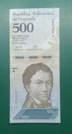 Banknot 500 Boliwarów 2017 UNC,Wenezuela