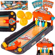 ZESTAW DO GRY W KRĘGLE BOWLING GRA ZRĘCZNOŚCIOWA TOR DO KRĘGLI KARTY ZESTAW