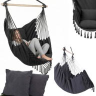 DUŻY FOTEL WISZĄCY OGRODOWY KRZESŁO BRAZYLIJSKIE HUŚTAWKA NA BALKON OGRÓD