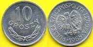 POLSKA 10 groszy 1968 r. - 1