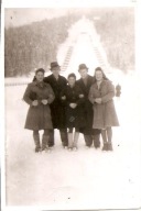 ZAKOPANE -PRZED SKOCZNIĄ -fotografia -lata 50-te -mały format