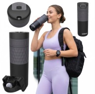 KUBEK TERMICZNY TERMOS KAMBUKKA ETNA GRIP 500ML CZARNY SZCZELNY STALOWY