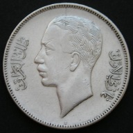 Irak 50 fils 1938 - Ghazi - srebro