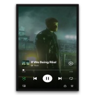 Plakat z ramą 50x70cm If We Being Real – Yeat trap | Pomysł na Prezent