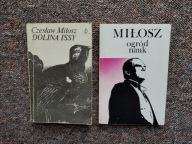 2x CZESŁAW MIŁOSZ-DOLINA ISSY + OGRÓD NAUK WYD LUBLIN KOMPLET/SZTUKA TEKSTY