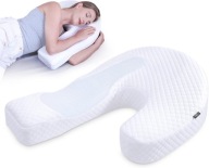 HOMCA Poduszka U Memory Foam Ergonomiczna do Spania na Boku 60x45