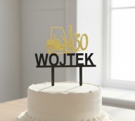 topper na tort dekoracja urodziny personalizacja wiek imię WIDLAK!!!
