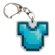 Brelok MINECRAFT Diamentowa Zbroja NAPIERŚNIK Zawieszka do PLECAKA Torebki