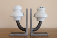 Podpórki do książek izolatory stal metal loft industrial