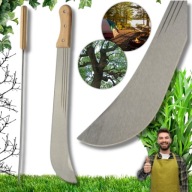 NÓŻ MACZETA OGRODOWA MYŚLIWSKI KARCZOWNIK DO GAŁĘZI ŻYWOPŁOTU 50CM OSTRY