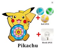 DART POKEMON PIKACHU tarcza na rzepy + piłeczki GRA ZRĘCZNOŚCIOWA Pikaczu