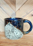 Kubek ręcznie robiony z górami. Góry, Tatry, Giewont