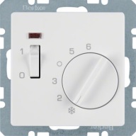 Termostat, Regulator temperatury 24V Biały Berker Q.1/Q.3/Q.7 - 20316089